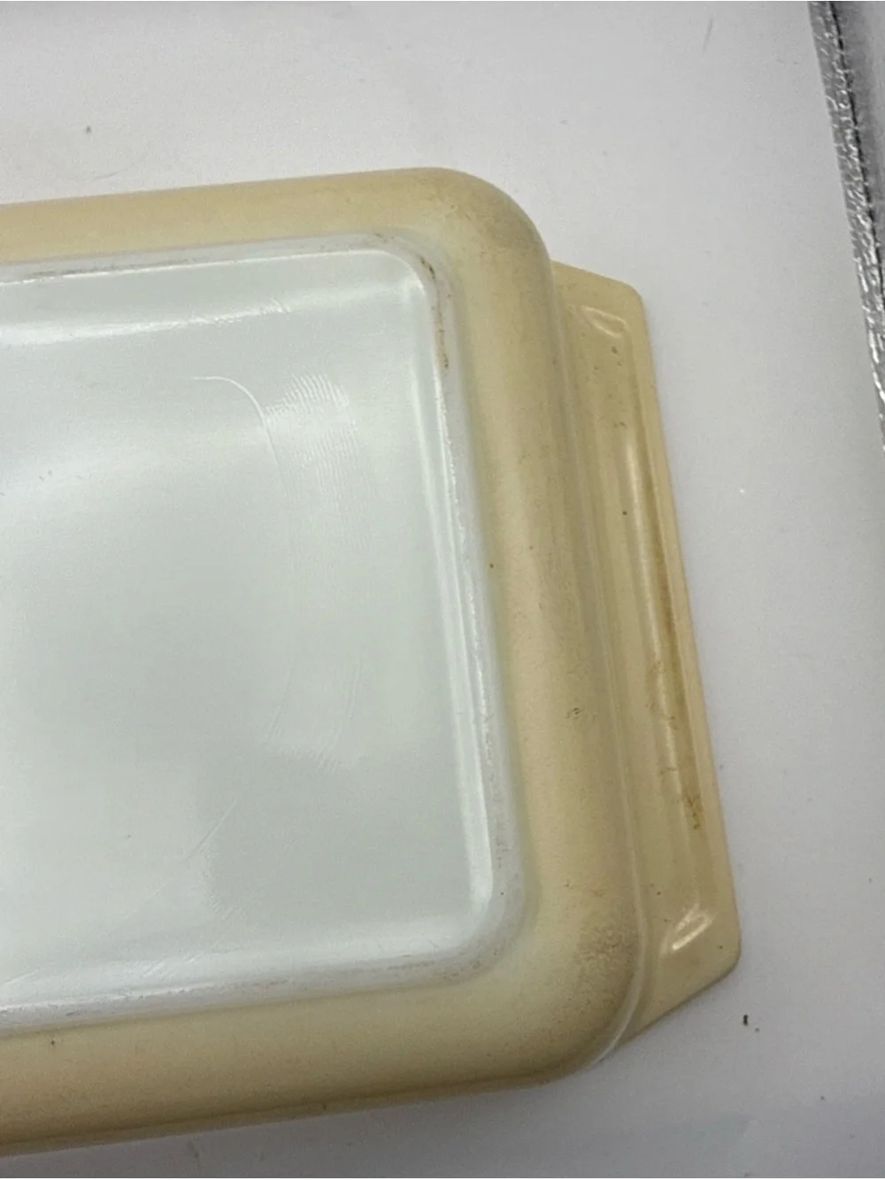 Pyrex Gold Acorn 2 Quart 575-B  Rectangular Casserole No lid Grandmacore Cottage